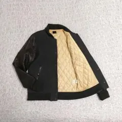 vintage Lee RIDERS 黒タグ スタジャン 袖ラムレザーのサムネイル