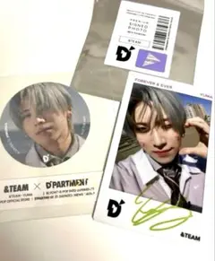 YUMA &TEAM D'PARTMENTチェキ&ステッカー　フォト
