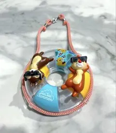 美品 ☆ ディズニー　チップとデール 浮き輪　夏　ディズニーお土産