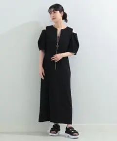 ray beams ショルダースリットジップワンピース