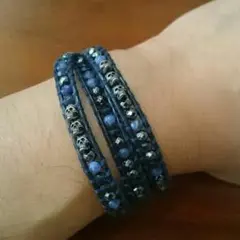 b*x様 【正規品】CHAN LUU 別注スカル3連ブレスレットのサムネイル