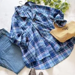 大きいサイズ✨ラルフローレン オックスフォードシャツ マドラスチェックXXL