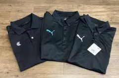 PUMA ポロシャツ ブラック Lサイズのサムネイル