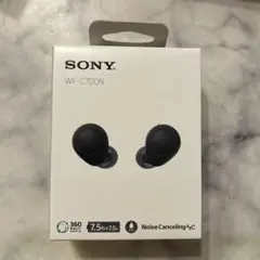 【新品未使用】SONY ワイヤレスイヤホン WF-C700N ブラックのサムネイル