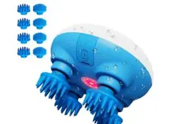 ヘッドスパ 電動頭皮ブラシ IP67防塵防水　皮膚ケア　コードレス スカルプケア