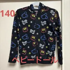 ベビードール ミッキー 耳付き フード ジップアップ パーカー 140㎝