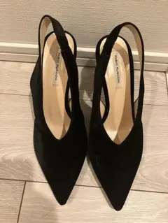 ベロア パンプス