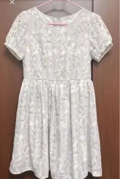 【LODISPOTTO】半袖 花柄 ワンピース 膝丈【サイズM】