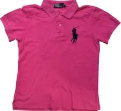 Polo Ralph Lauren ビッグポニー ポロシャツ y2k ピンク S