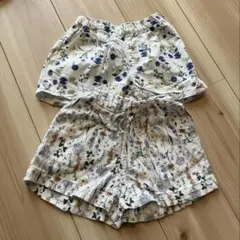 BRANSHES 花柄 ハーフパンツ 110 2枚セット