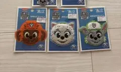 パウ・パトロール 2WAYワッペン シールワッペン 3種セット