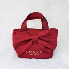未使用級 TOCCA トッカ リボン ポーチ バッグ