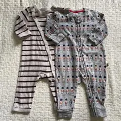 baby GAP ボディオール ロンパース 60 3-6M 2枚セット