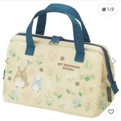 となりのトトロ　がま口ランチバッグ　トトロ 保温保冷ランチバッグ　トトロ弁当入れのサムネイル