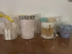 アロマキャンドルとろうそくのセット