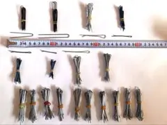 金属製ヘアピンセット 多様なサイズ　180本