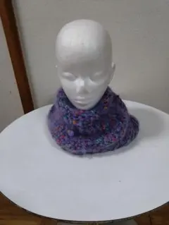 ネックウォーマー　スヌード　ハンドメイド