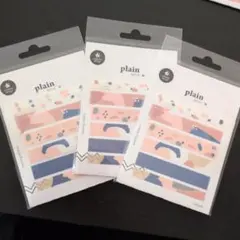 ●未使用●スワテリエ シール ステッカー３点セット 韓国文具 まとめ売り