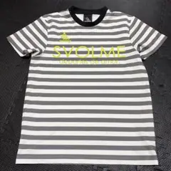 [古着]子供用　SVOLME ストライプ Tシャツ 160サイズのサムネイル