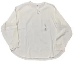 新品25年モデル3XLユニクロワッフルロンT長袖OLDGAP