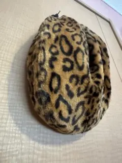 最終値下　ラッドメス　メンズビギ　ヒョウ柄ファーハンチング帽