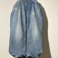 Levi’s 541 ライトブルー デニム ヒゲ 縦落ち ビッグサイズ W42のサムネイル