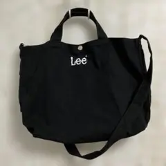 Lee 黒 2wayトートバッグ