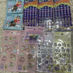 シールまとめ売り　たまごっち　クレヨンしんちゃん　ポケモン　10シートセット