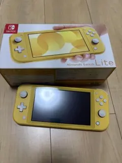 Nintendo Switch Lite 本体 イエロー　箱あり　充電器なし