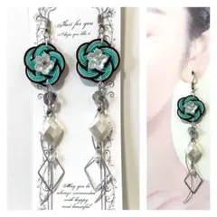 ハンドメイド水引ピアスorイヤリングNo.1177