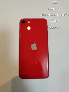 iPhone SE2 64GB バッテリー& ディスプレイ新品 SIMフリー