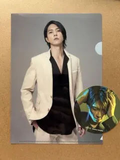 山下智久 クリアファイル ステッカー 2点セット