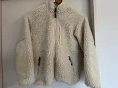 FIRST DOWN ボアジャケット Fサイズ クリーム