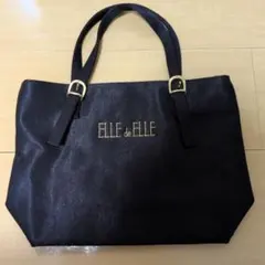 ELLE de ELLE ブラックハンドバッグのサムネイル