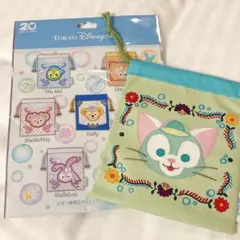 ジェラトーニ　巾着　ハートフェルトレターズオブフレンドシップ