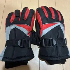 Thinsulate 防寒手袋 黒 赤 灰色　11〜12才用　未使用　美品