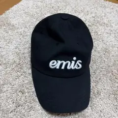 【1度のみ着用】emis イミス キャップ ロゴ ブラック 黒 韓国ブランドのサムネイル