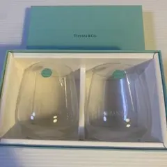 【新品未使用】Tiffany & Co. ガラスコップ 2個セット