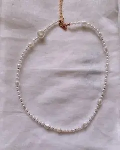 韓国発　ビーズネックレス ハンドメイドチョーカー