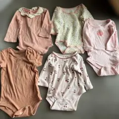 70 80サイズ　女の子ロンパース　肌着　まとめ売り　プティマイン　その他