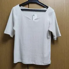 GU リブハートネックネックコンパクトT
