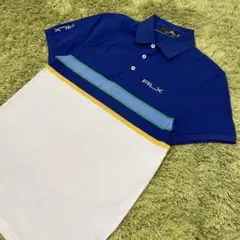 RLX RALPH LAUREN ラルフローレン ツートン 半袖ポロシャツ XS