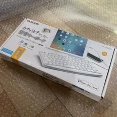 ELECOM 静音キーボード TK-LCM02WH【新品未開封】