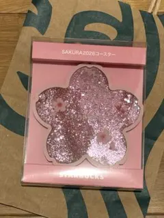 【新品】スターバックス SAKURA2026コースターシャイニーピンク