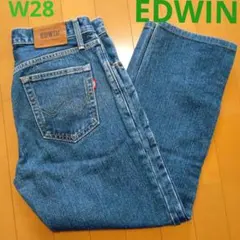 極美品◆ EDWIN エドウィン 403 ブルーデニムパンツ W28のサムネイル