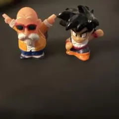 ドラゴンボール デカ消し 2体 孫悟空 亀仙人 エポック 難あり 当時物