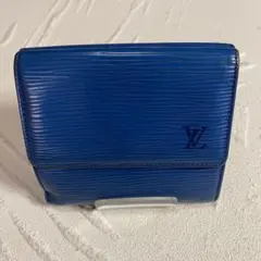 LOUIS VUITTONWホック折り財布 エピ ポルトモネビエカルトクレディ