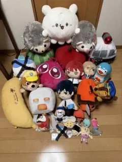 キャラクターぬいぐるみセット　25点