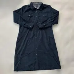 新春セール！美品 エディーバウアー コーデュロイシャツワンピース 長袖 L