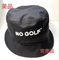 NO GOLF NO COFFEE CLUBHAUS バケットハットブラック